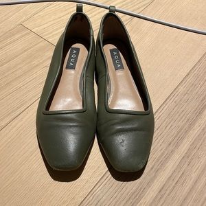 Aqua square toe ballet flats